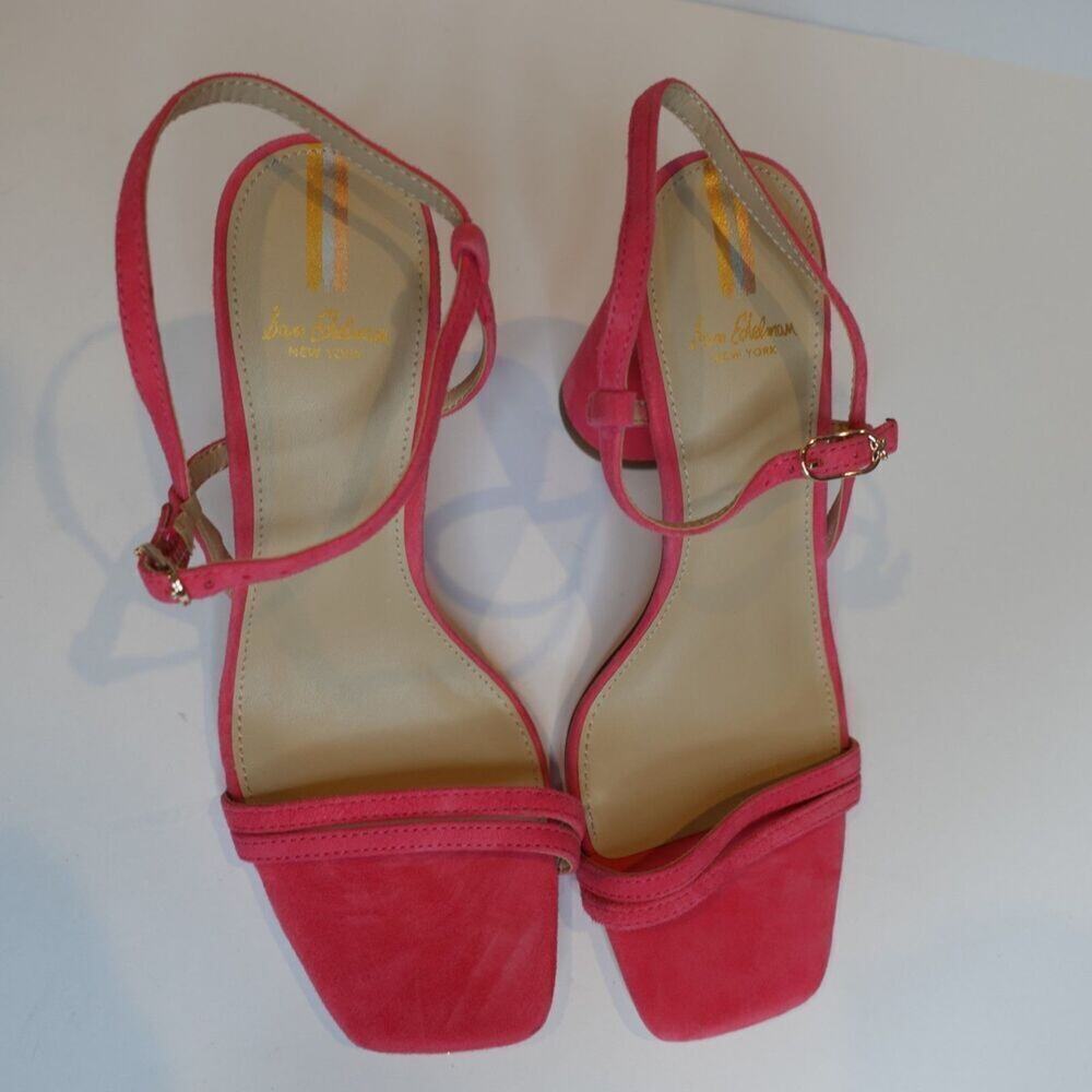 Sam Edelman Pink Kit Slingback Block Heels size 6.5
